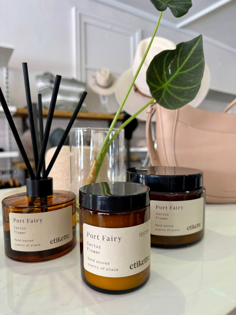 Etikette | Eco Reed Diffuser | Port Fairy in Cactus Flower