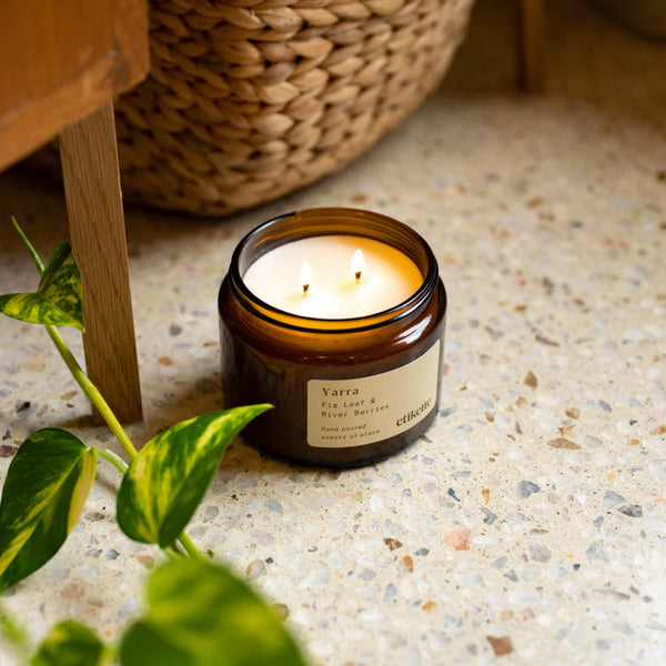 Etikette | Soy Candles | Yarra in Fig Leaf & River Berries