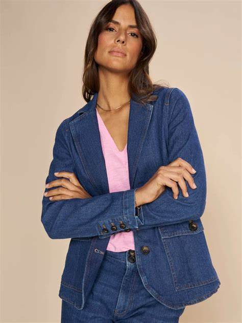 Mos Mosh | Mary Stina Blazer | Denim Blue