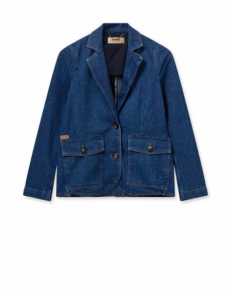 Mos Mosh | Mary Stina Blazer | Denim Blue