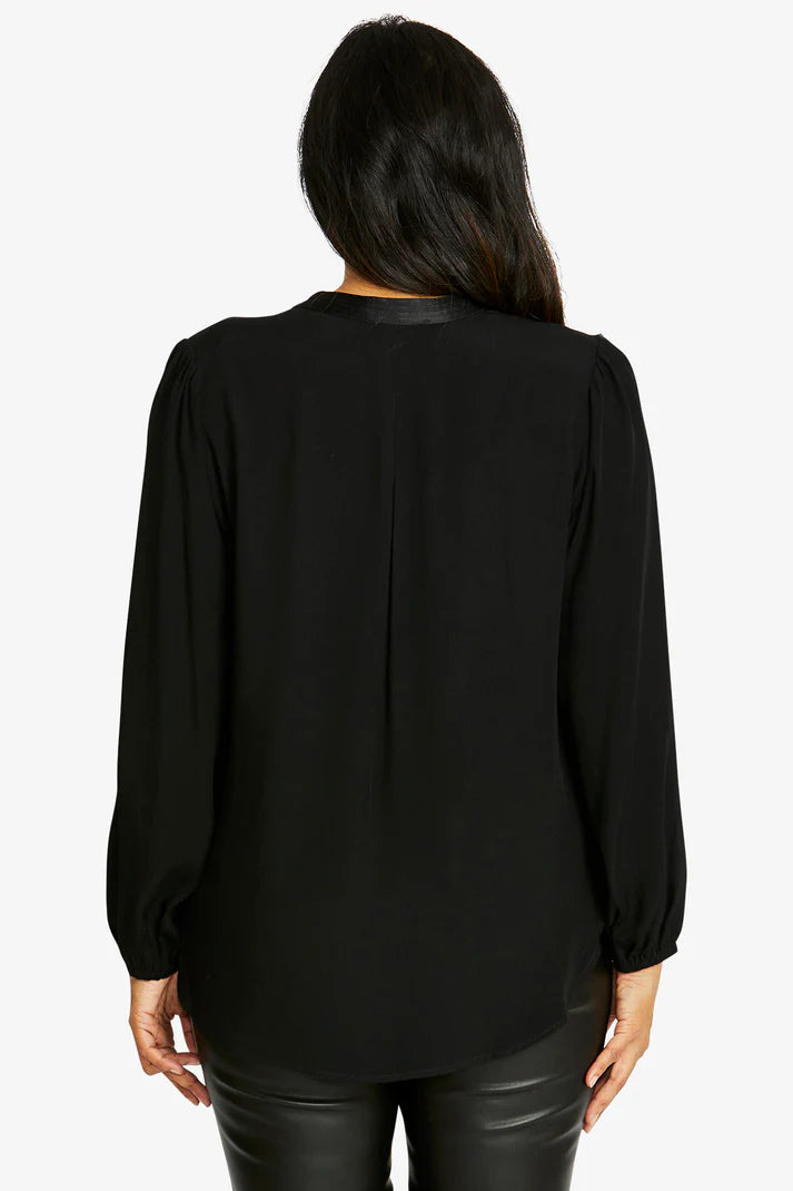 Ping Pong | Nickie Long Sleeve Top | Black