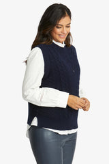 Ping Pong | Seraphina Vest | Navy