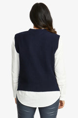 Ping Pong | Seraphina Vest | Navy