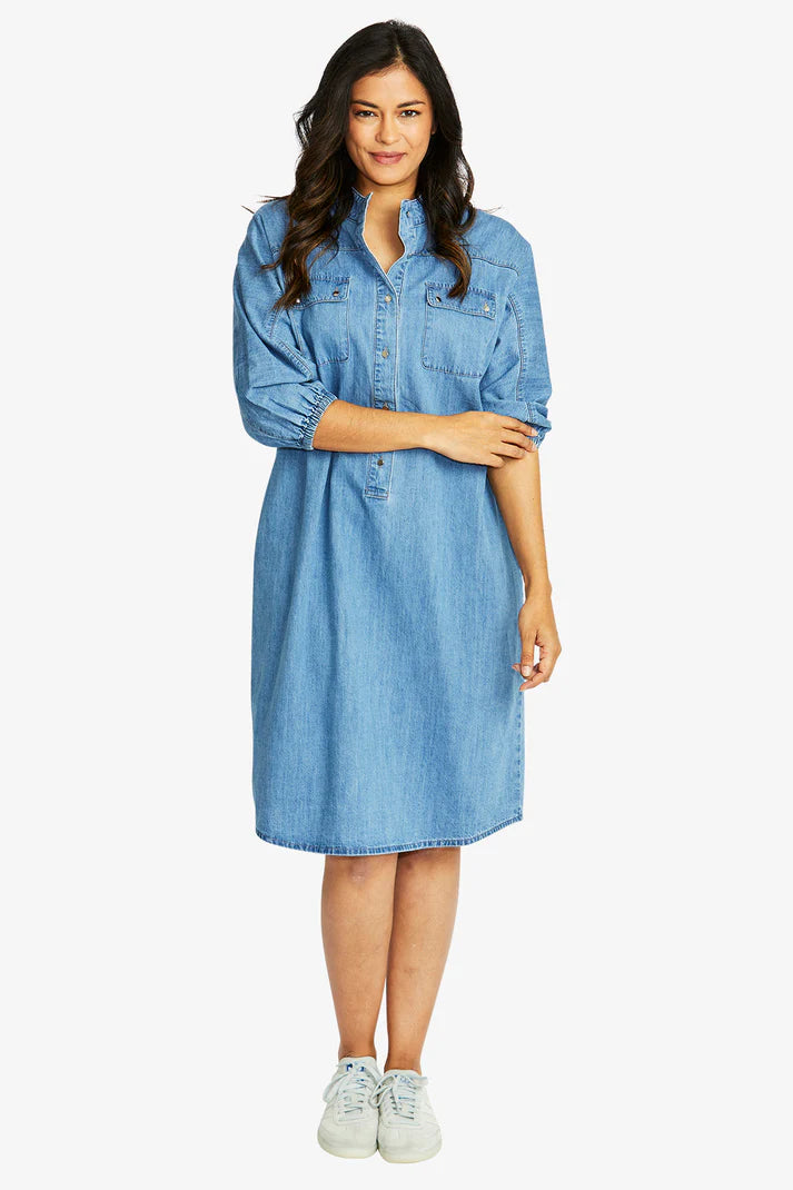 Ping Pong | Woodstock Dress | Chambray